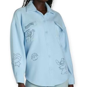 EC DISNEY STITCH FLEECE SHIRT/JACKET XS